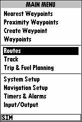 MAIN MENU PAGE Overview 5 The GPSMAP 175 s main menu page provides access to various waypoint, system, navigation and interface management and setup menus.