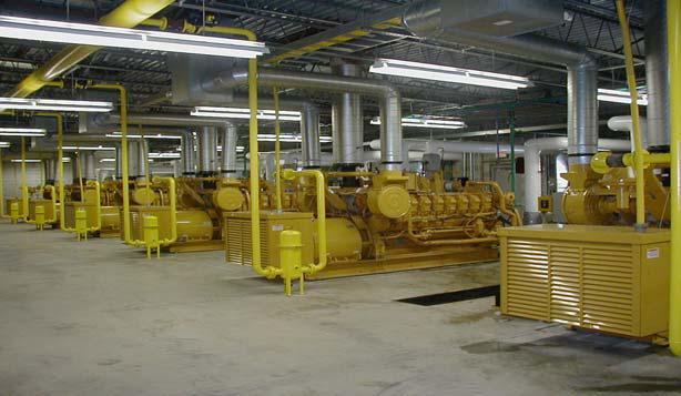 6 MW capacity from 7 Caterpillar G3516 enginegenerator sets Provides all electrical and