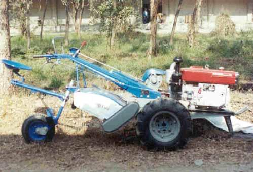 Study on Minimum tillage by Treatments : power tiller with roto-tiller: