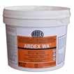 5 mm to 12 mm) No slake time or sealers required Available in 35 ARDEX Colors 10 lb. (4.5 kg.) box /25 lb. (11 kg.