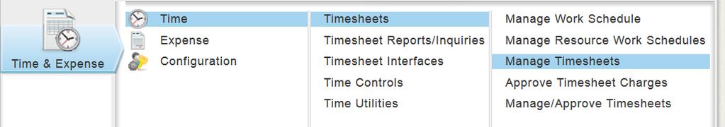 7. To get to your timesheet, click on the Time & Expense button.