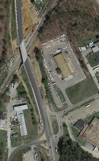 Roadway geometry - Pavement Condition - Structural condition Dog-leg intersection with tight turning radii Willis Rd interchange design is