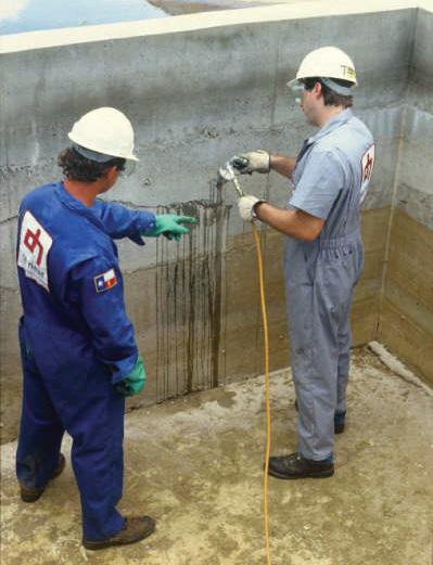 Cut PURe and CFL PURe are used for non-moving (static) cracks and gushing water.
