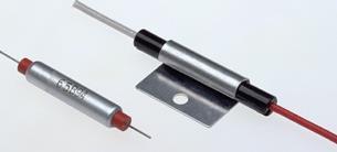 TRS series (Thermal reed switch) OHD Series (Thermal Guard) Appearance Product type Metal case, Lead wired type Molded type Operating temp. accuracy ±2.