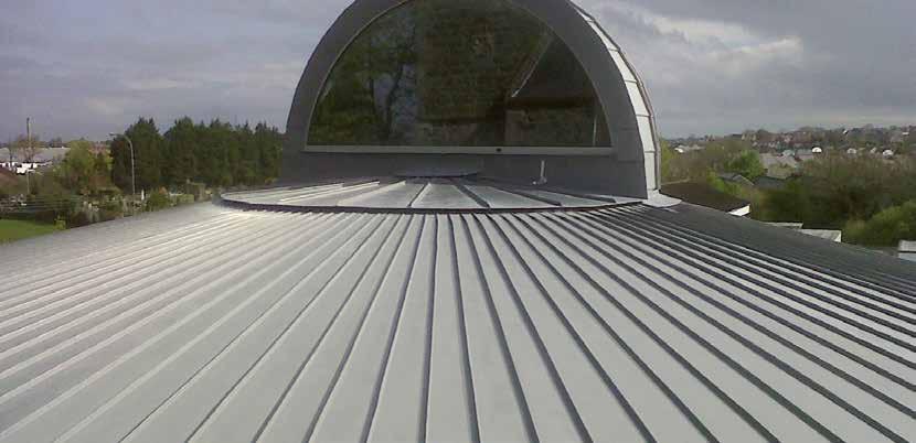 The sheet may sustain damage if insufficient expansion allowance is provided at verges or eaves, at roof upstands or at walls. All materials expand or contract when the temperature changes.