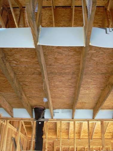 3) Insulated floor above garage Air