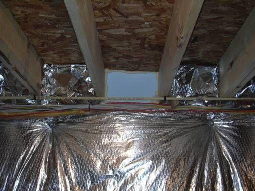 6) Cantilevered Floor Insulation - full depth