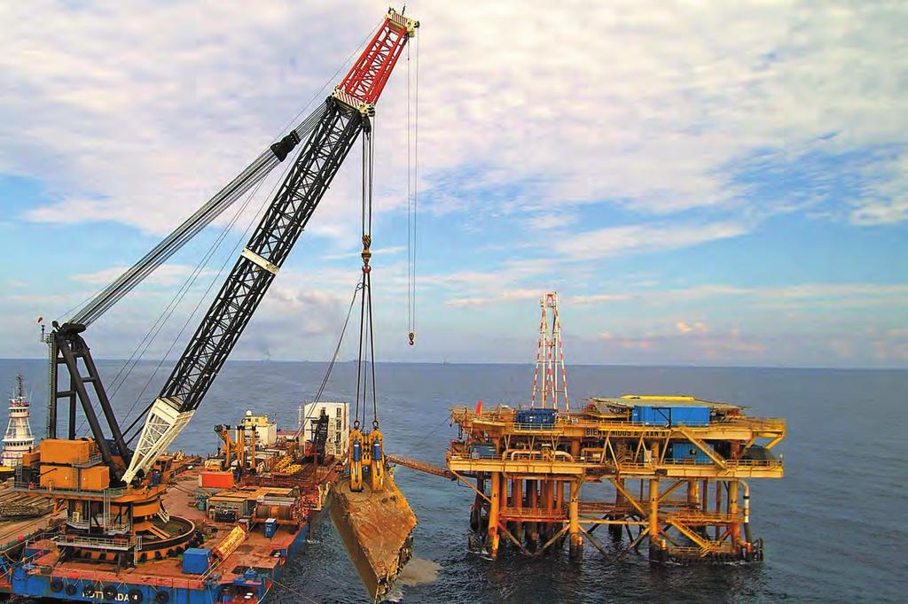 CRANE BARGES CONQUEST OFFSHORE Operates a 1400 ton crane barge internationally for construction and installation work (ports, oil & gas,