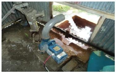 FIELD IMPLEMENTATION FIELD IMPLEMENTATION (PUMPS AND RICE HUSKING MACHINE) Fig 17: Installed Pump for