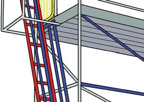 possible, then an external ladder can be