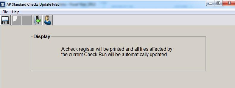 2.15A INVALID CHECK NUMBER MESSAGE If you receive the below message while updating checks: You will want to follow the below steps to correct the problem: 1.