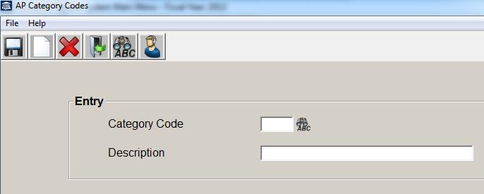 5.30 CATEGORY CODES MAINTENANCE What is a Category Code? A category code can be used to group vendors under one classification.