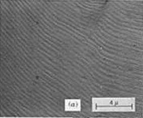 Under a microscope striations can be seen, which mark the locations of the crack tip After each individual loading cycle.