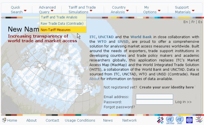 Outlook: NTM regulations dissemination New integrated application on trade, tariff