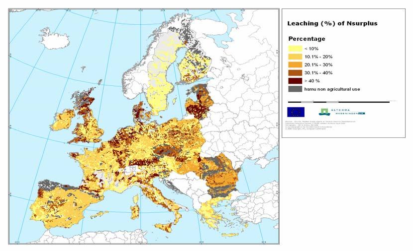 Integrated assessment tool MITERRA- EUROPE Based on: RAINS: gaseous emissions: CAPRI: activity data