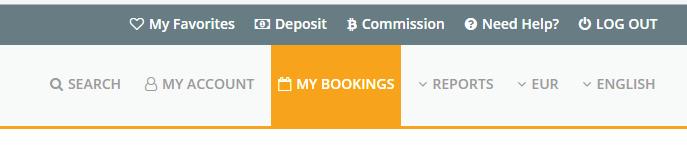 How to manage existing bookings? All the bookings that you have made through HotelsPro are listed under My Bookings section.