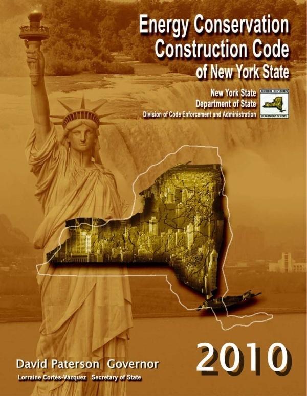 Energy Code Basis of 2014 NYS Energy Code The