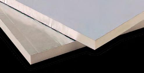 Reduces thermal bridging at framing members and is noncorrosive and lightweight.