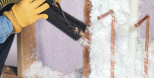 Combining the proven performance of fiberglass insulation and the innovative product benefits of spray foam insulation creates flexible insulation systems that provide premium performance at a more