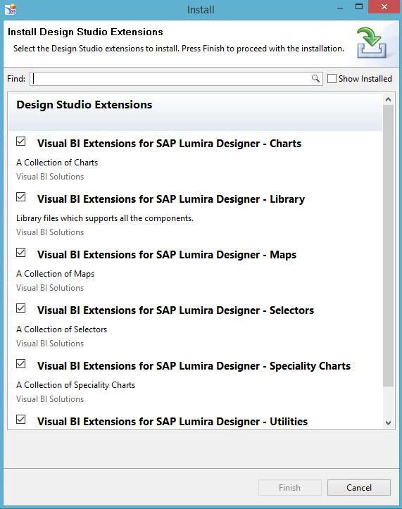 Figure 4.2: Select Extensions 6. In the next screen (see Figure 4.