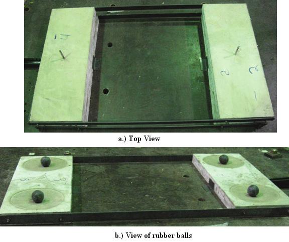 Figure 11: Final Product of Concrete Figure 12: Concrete Isolator in maximum Displacement Within table 1 shows the various compression of different types of balls that were used in the concrete