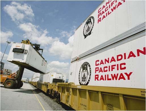 Tri-Modal Logistics 14 CentrePort is served by CN, CP and BNSF.
