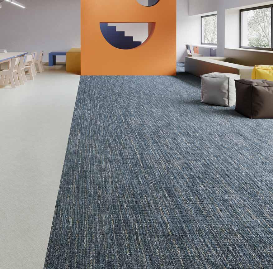 PRECISION BROADLOOM - Acute 34584, COLOR ANCHOR LVT Groove 6x36 - Cottontail C118 Construction Face fiber Dye method Gauge Stitches per inch Pile thickness Textured Patterned Loop Antron Legacy Type