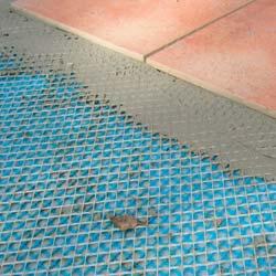 The Blanke PERMAT is stable to walk on during installation and does