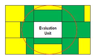 AR FACTOR - PERCENTAGE OF LANDS IN AGRICULTURE WITHIN 1 KM OF THE EVALUATION UNIT This factor is assessed based