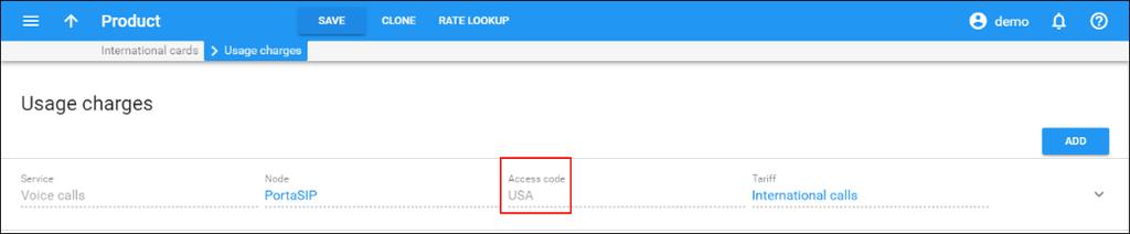 PortaBilling authorizes calls by matching the longest access code (e.g. USA).