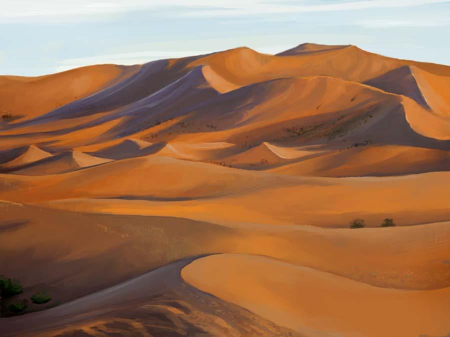 16 Hot Deserts A desert is a region that receives an extremely low amount of rain or any other form