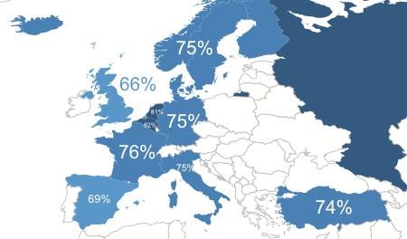 Passive talent around the world 60-69% 49-59% this map is 80-89% 70-79% If you hire in multiple countries, for you.