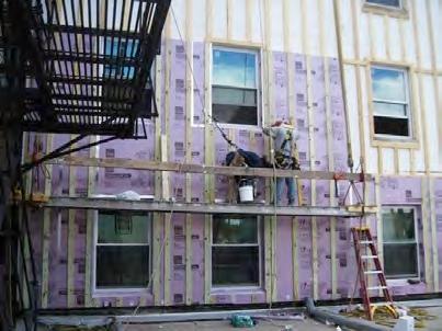 Exterior insulation and