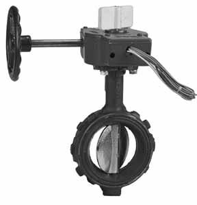 250 lb. WWP UL/FM Butterfly Valves Fire Protection Valve Wafer or Lug Style Body Molded in Seat Accepts internal supervisory switches 250 PSI/17.