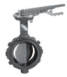 285 psi Butterfly Valves Ductile Iron Body Extended Neck Geometric Drive Molded-in Seat Liner Lug and Wafer Style (not intended for air lines) Sizes 2" through 12" MATERIALES INDUSTRIALES DEL SURESTE