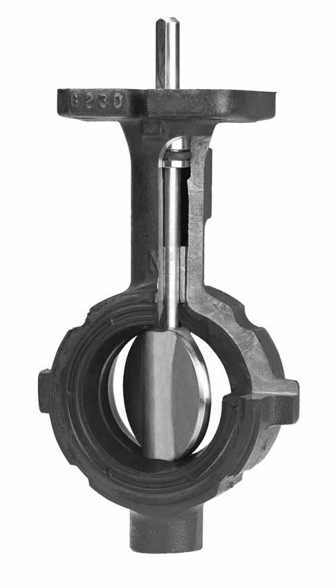Revision 1/28/2009 2000/3000/5000 Series Butterfly Valves * Threaded Collar for Bushing positive stem retention (blowout proof) Body and Stem O-ring Seals of EPDM, Buna-N or Fluorocarbon.