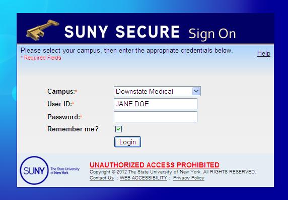ACCESS TO SUNY HR WILL BE FOUND AT: http://www.suny.