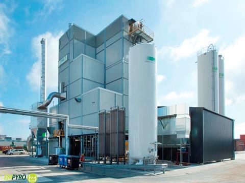 upgrading of pyrolysis products