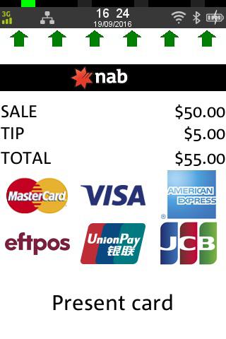 SALE WITH TIP The Tip Amount screen will only display if the tipping feature has been enabled. You may enable or disable the tipping feature by contacting the Merchant Service Centre.