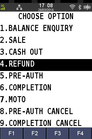 REFUNDS A Refund transaction is used to reverse a Sale transaction that has already been settled by the Bank.