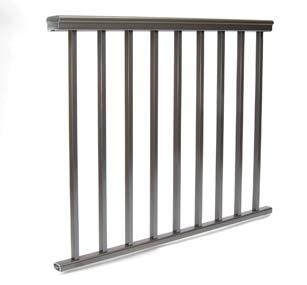 61 Aluminum Railing Systems SOLUTIONSTM Solutions Fascia Mount Level Rail (OTP) - Solutions Level Rail Kits Rail kits are also available with round