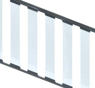 66 Aluminum Railing Systems SOLUTIONSTM Solutions Glass Stair Rail (PTP /OTP) - Solutions Glass Stair Rail Kits Glass Stair Kit Includes: A.