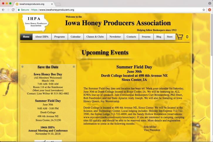 Resources for New Beekeepers in Iowa Local Resources Iowa Honey Producers Association State Apiarist: Andy Joseph The Buzz Newsletter Purchasing