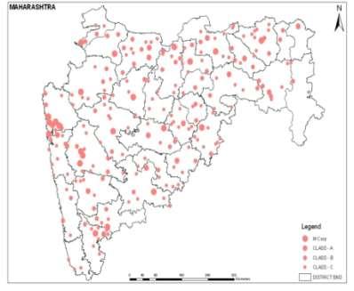 (40,000) Gondia (30,000) Maharashtra State 248 Urban Centers Population 51