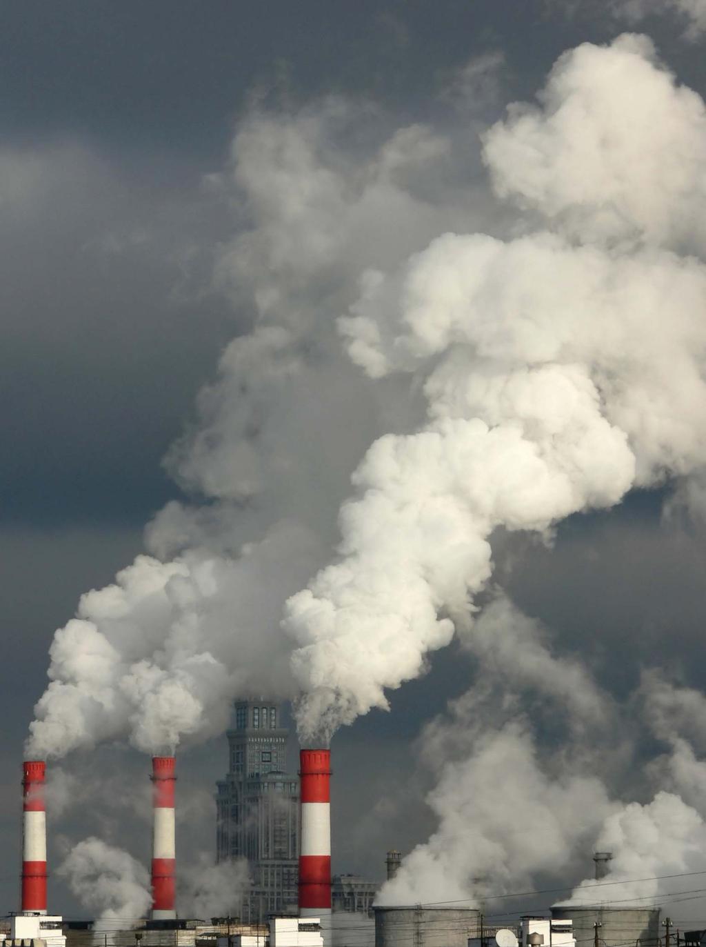 According to the law of matter, emissions from stacks such as these do not simply disappear but