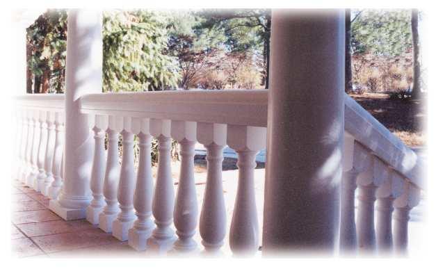 Use the Cambridge Height Extended Baluster or Commercial Baluster and combine with the tall profile railings to meet residential
