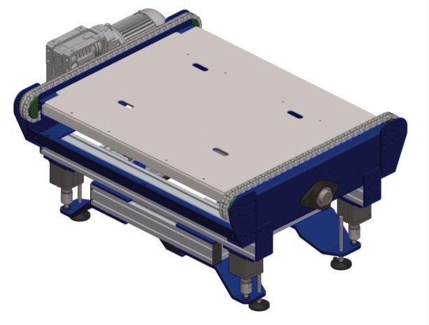 this module PALLET TURNTABLE MODULE - Complete stand alone unit design- allows greater flexibility in system configurations Rotation
