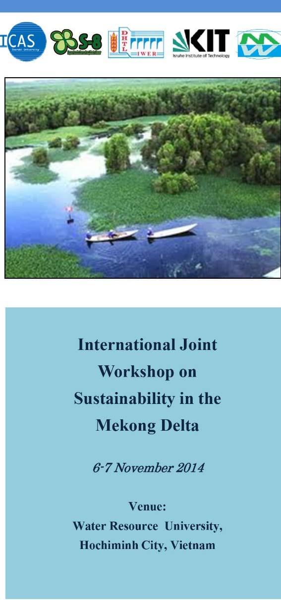 Announcement for Workshop on Adaptation to Mekong Delta Day & Venue: