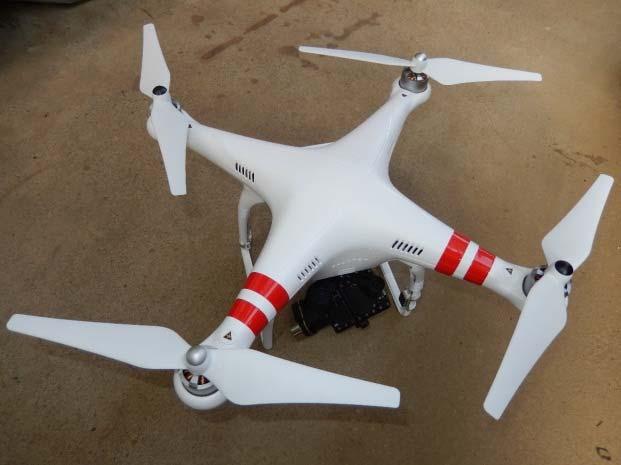 camera Flying UAV at 100m