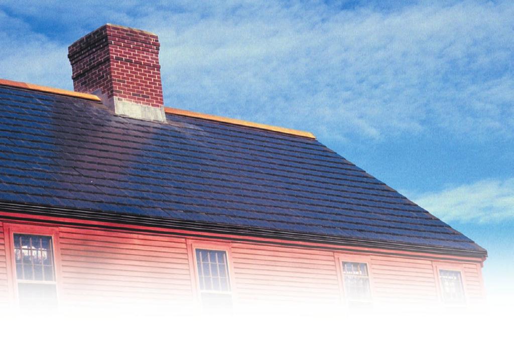 UNSLATES Power Roof TM not only provides power for your home, it provides for your